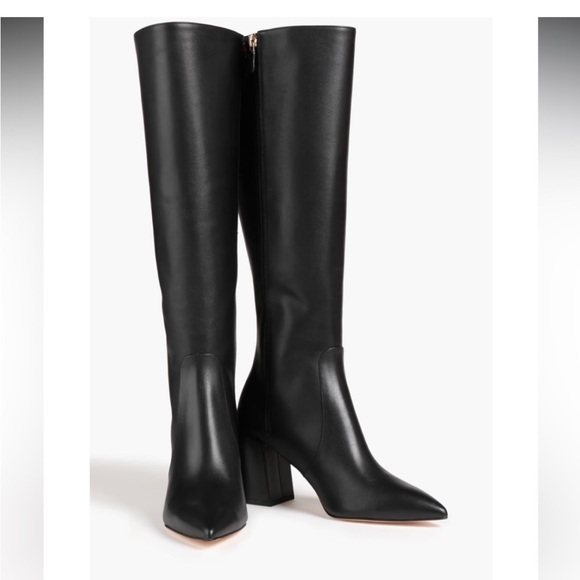 Stuart Weitzman avenue 85mm leather knee boot - Picture 1 of 4
